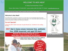 Tablet Screenshot of moomeat.com